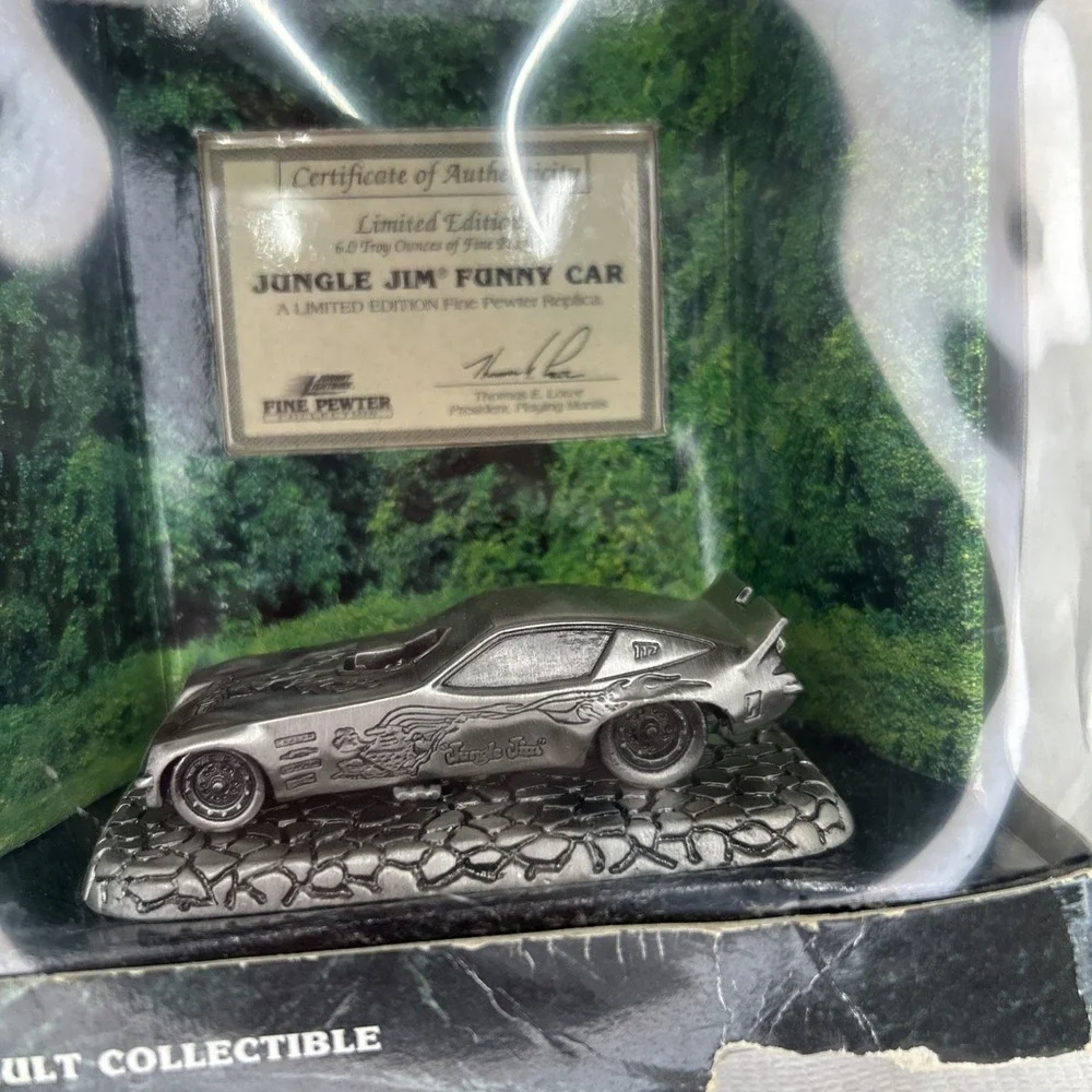JUNGLE JIM FUNNY CAR 1999 JOHNNY LIGHTNING FINEPEWTER COLLECTION 1:64